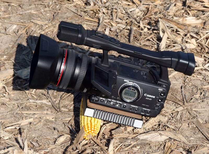Be creative - even a corncob can be used to stabilize a camera in a pinch